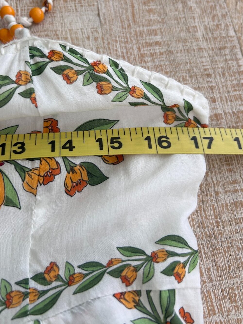Farm Rio Tropical Lightness White/Yellow Floral Maxi Dress Size Medium NWT - Picture 13 of 13